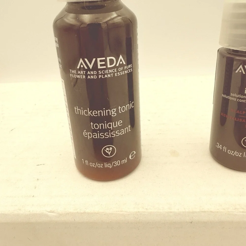 AVEDA 2‎ travel size Invati Scalp Revitalizer .34 Oz and Thickening Tonic 1.0 Oz